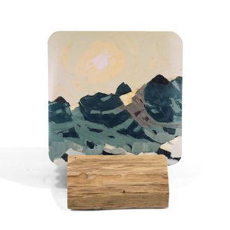 Kyffin Williams ‘Mountain Landscape with High Sun’ coaster