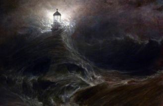 Eddystone Lighthouse, During a Storm