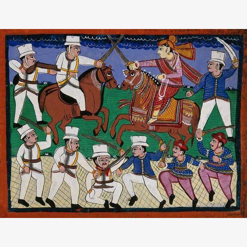 The Battle of Gwalior: The Rani of Jhansi Leads Her Troops