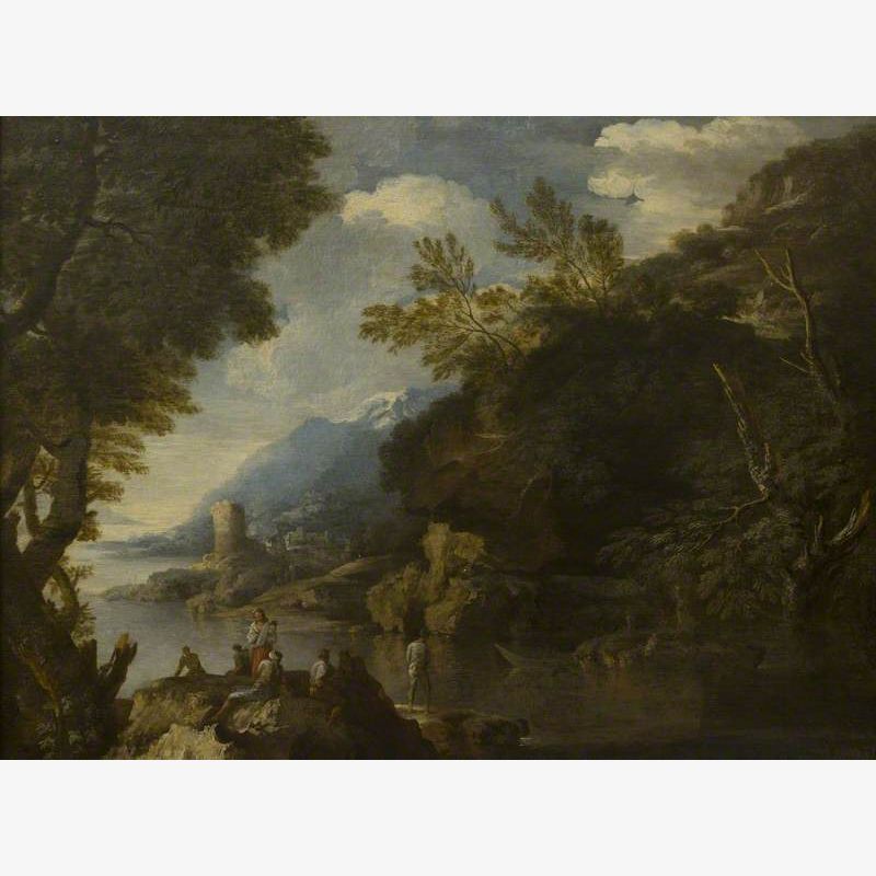 Landscape with Figures and Boats