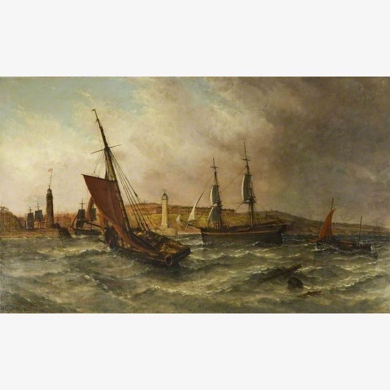 Sunderland Harbour in 1854