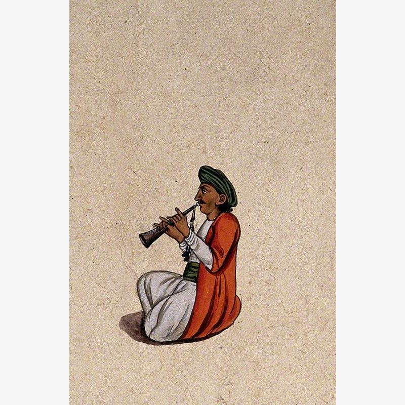 A Musician Playing the Shehnai