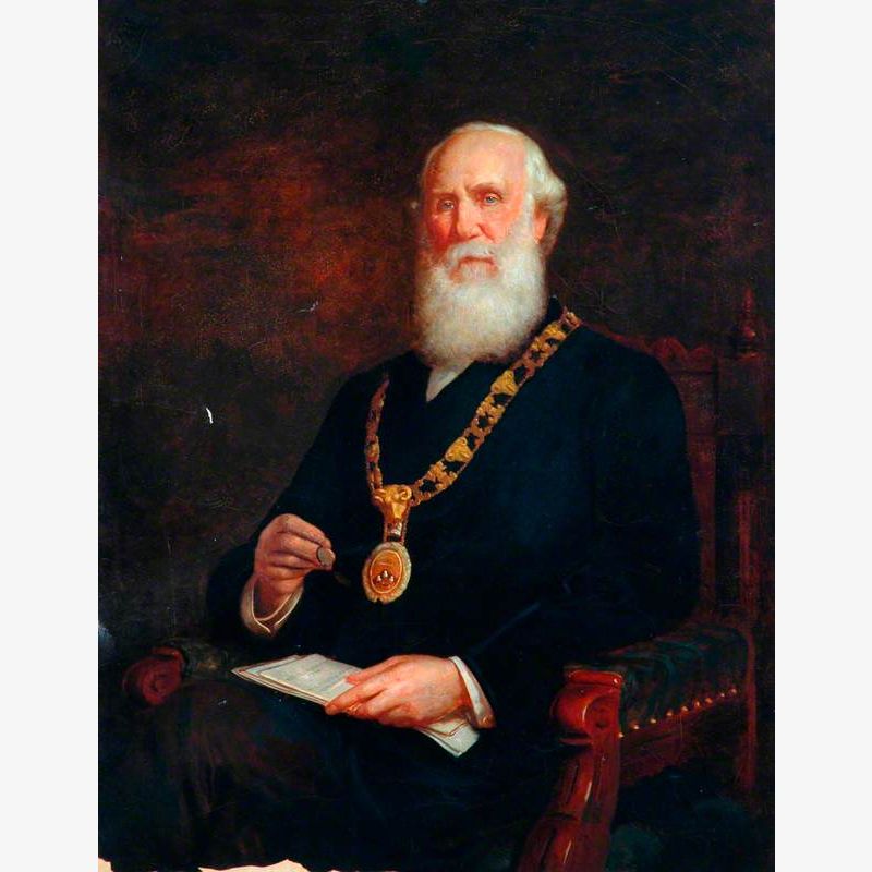 Alderman Wright Mellor (1817–1893), JP, DL, Mayor of Huddersfield (1871–1873, 1883–1884, and 1886–1887)
