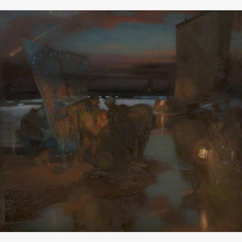 Shrimpers at Night