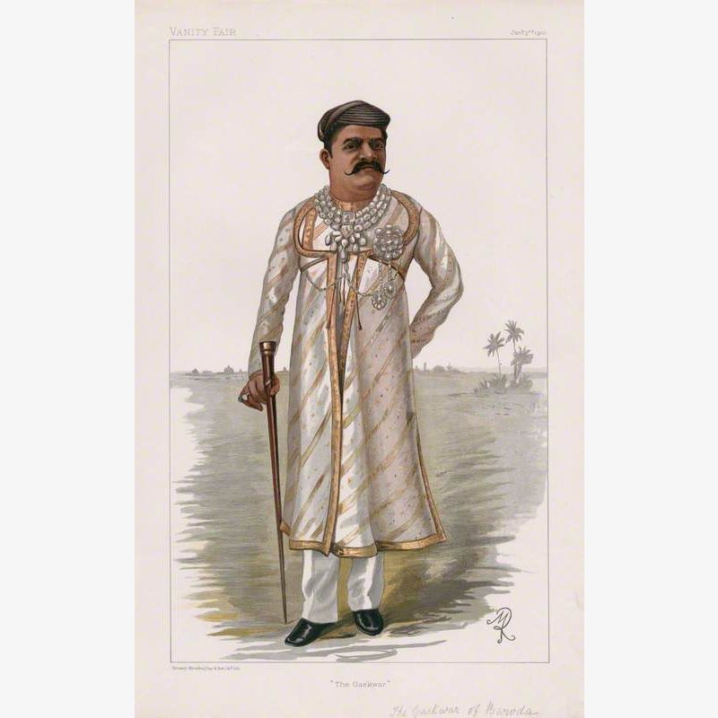 Sir Sayaji Rao III, Maharaja of Baroda ('Princes. No. 23.' 'The Gaekwar.')