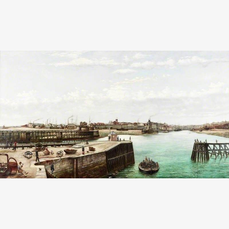 Sunderland Harbour, 1883