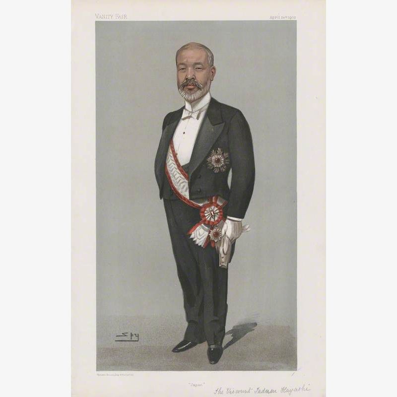 Viscount Tadasu Hayashi ('Men of the Day. No. 839.' 'Japan.')