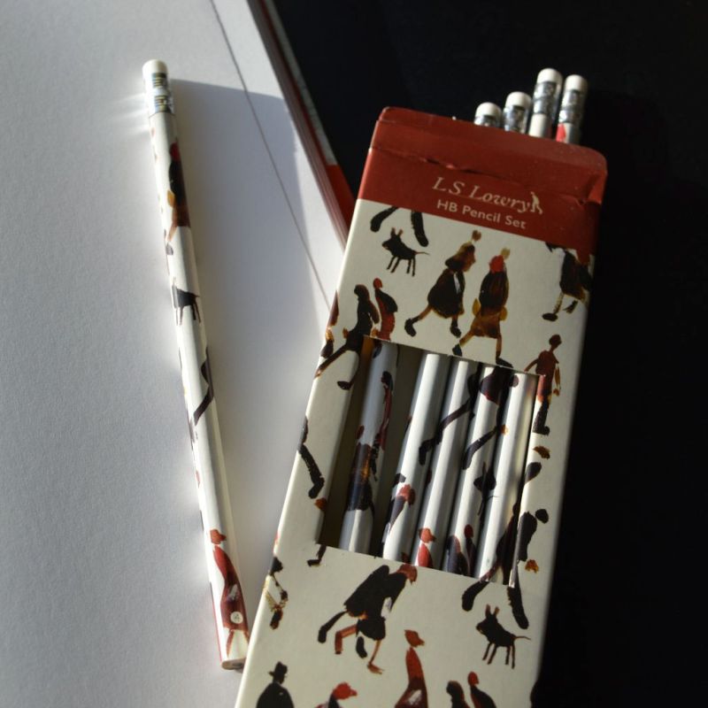 L. S. Lowry ‘Going to Work’ (1959) pencils – six-piece set
