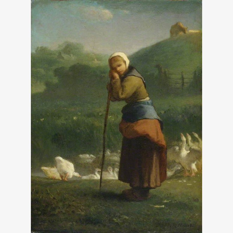 The Goose Girl at Gruchy