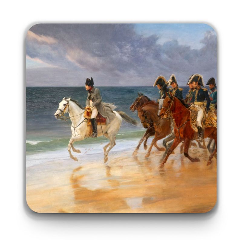 Andrew Carrick Gow ‘Napoleon on the Sands at Boulogne, France’ coaster