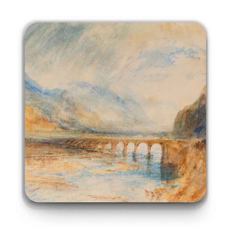 J. M. W. Turner ‘Bellinzona – The Bridge over Ticino’ coaster