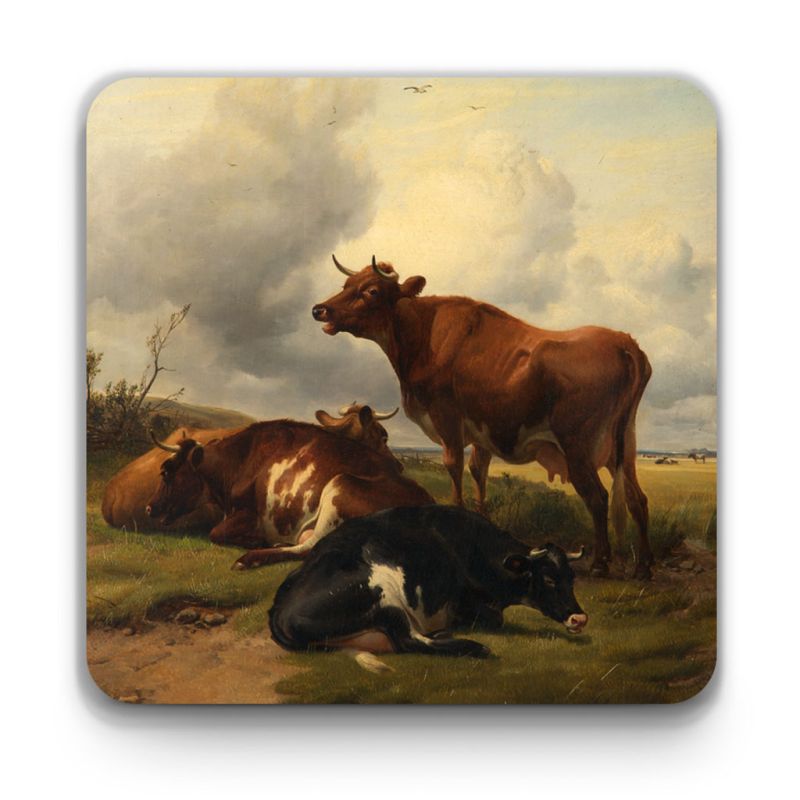Thomas Sidney Cooper ‘Cattle’ coaster