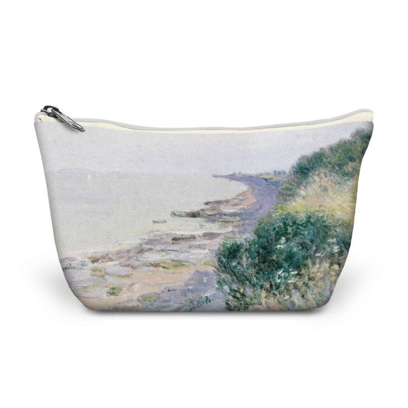 Alfred Sisley ‘The Cliff at Penarth, Evening, Low Tide’ make-up bag