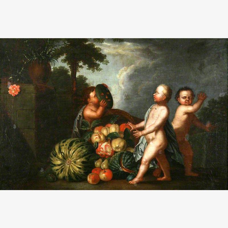 Cupids and Fruit