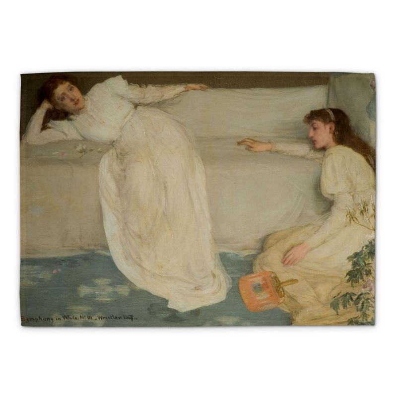 James Abbott McNeill Whistler ‘Symphony in White, No. III’ tea towel