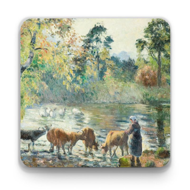 Camille Pissarro ‘The Pond at Montfoucault’ coaster