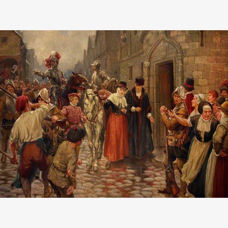 Queen Mary Brought Captive to Edinburgh from Carberry Hill, 1567