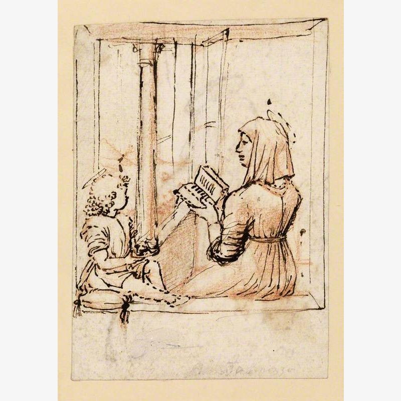 Virgin Mary Reading to the Infant Christ
