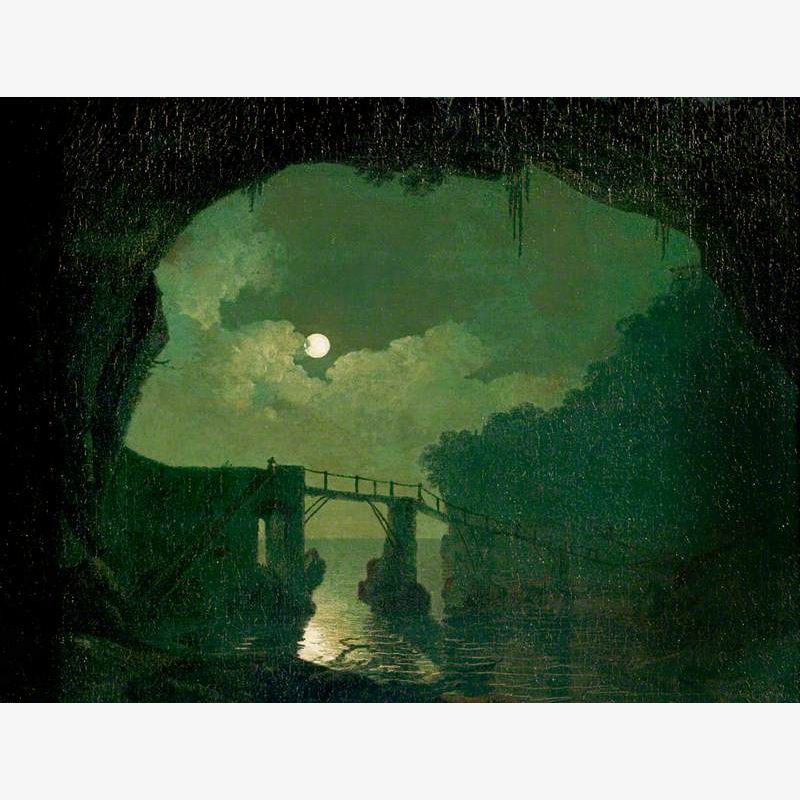 Bridge through a Cavern, Moonlight