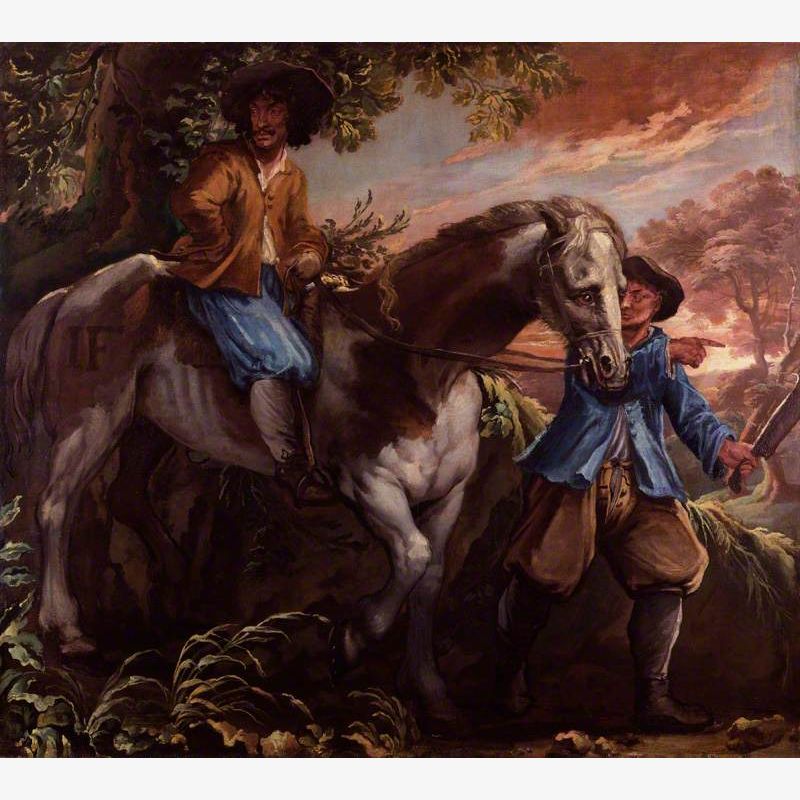 King Charles II on Humphrey Penderel's Mill Horse