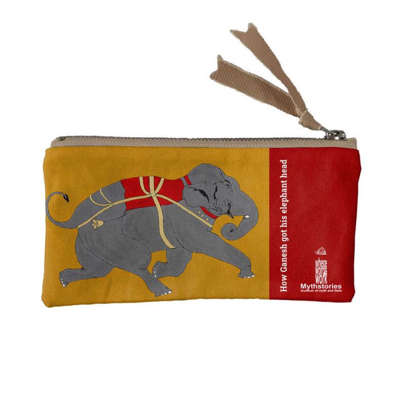 Dez Quarréll `Elephant Charging` pencil case
