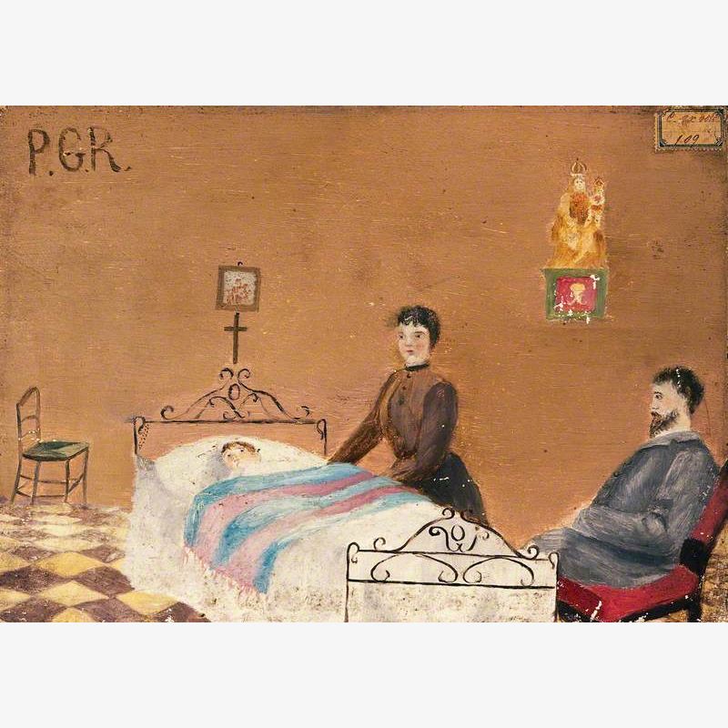 A Child in Bed, Its Parents Praying to the Madonna del Parto
