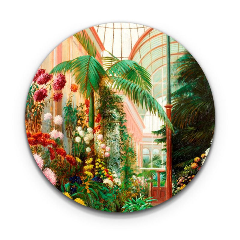 Daniel Whiteley Marshall `Winter Gardens Interior, Sunderland` coaster – round