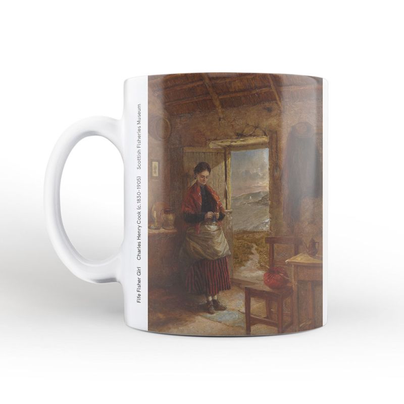 Charles Henry Cook `Fife Fisher Girl` mug
