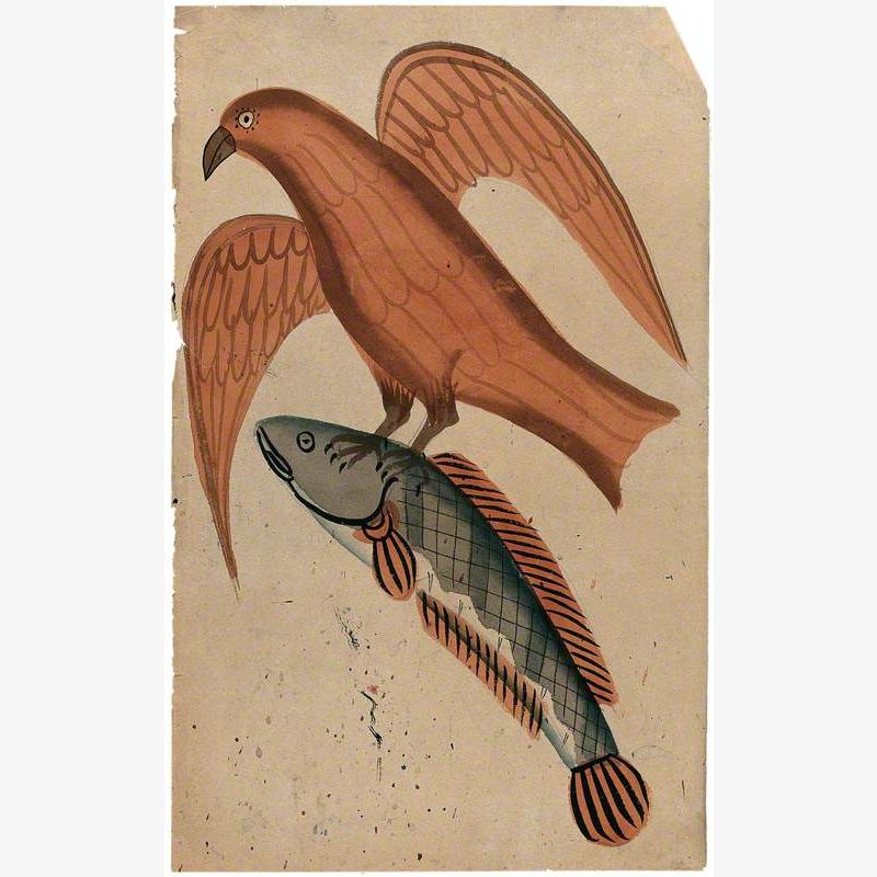 A Fish Being Carried Off by a Bird