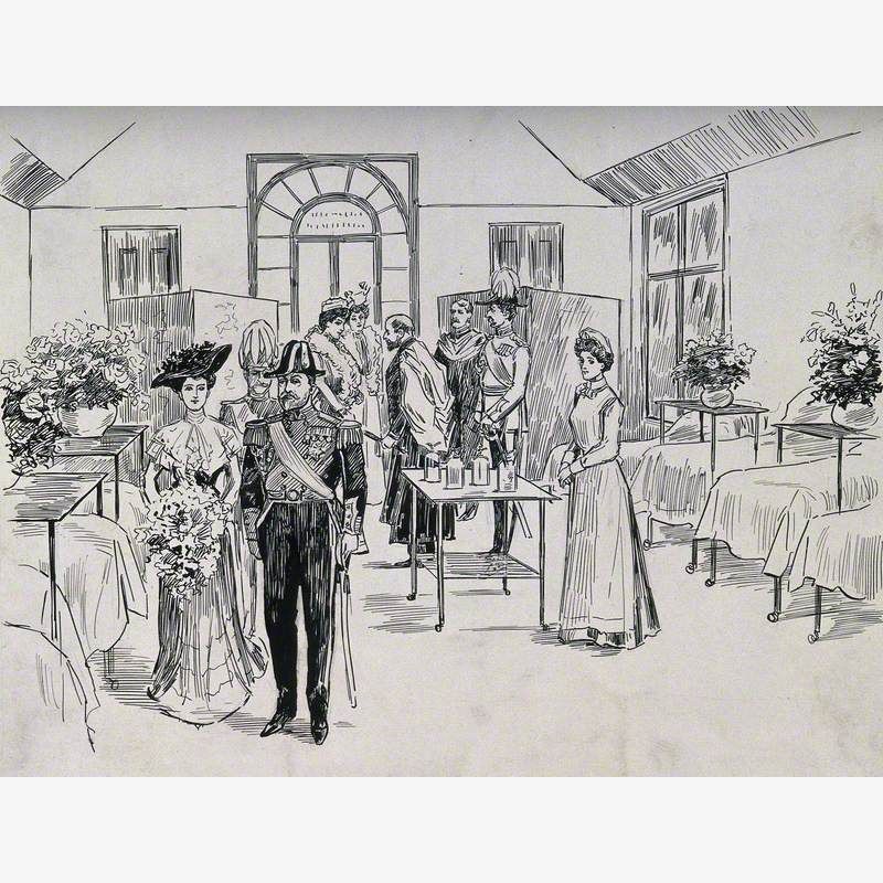 Royal Victoria Hospital, Belfast: A Visit by the King and Queen to the Clarence Ward