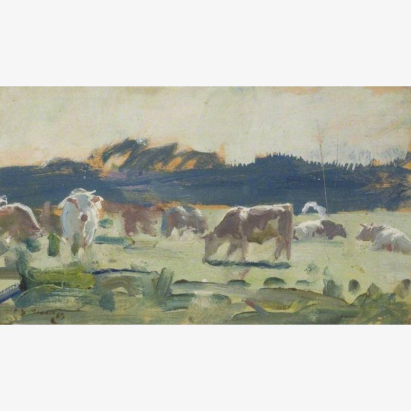 Study of Cattle, Thorington Street, Stour Valley