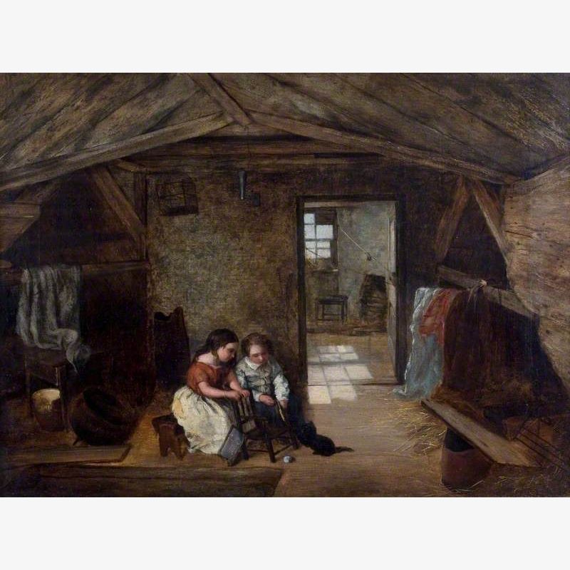 Reverend John Wesley's Study, Orphan House, Newcastle, 1856