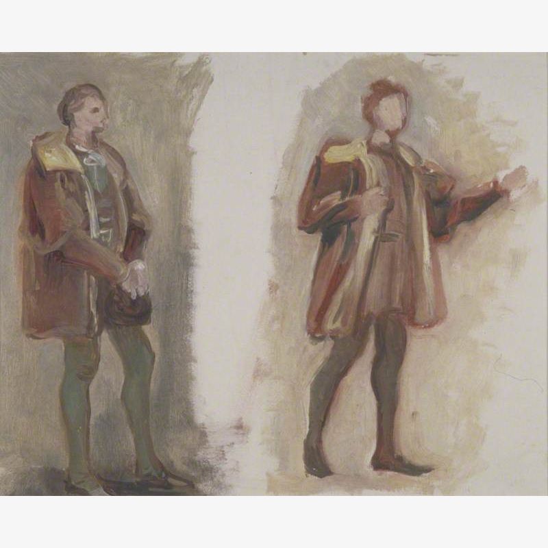 Two Studies of a Man in Fifteenth-Century Dress