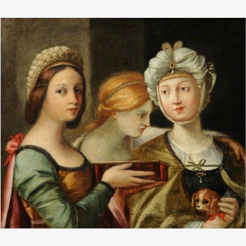 Three Female Figures