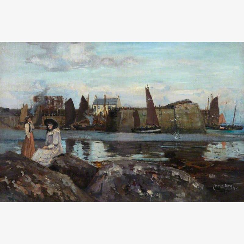 Harbour and Figures