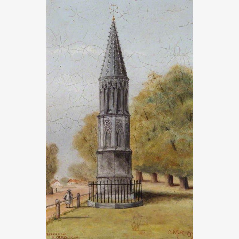 Tottenham High Cross in 1820