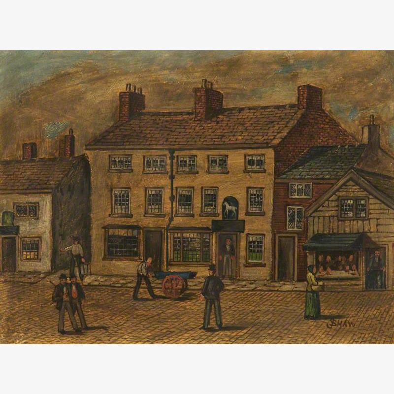 The 'Old Grey Mare Inn', Market Place, Bury, 1906