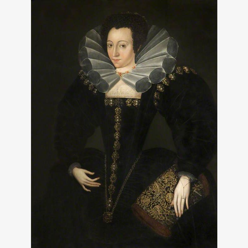 Portrait of a Lady in Court Dress