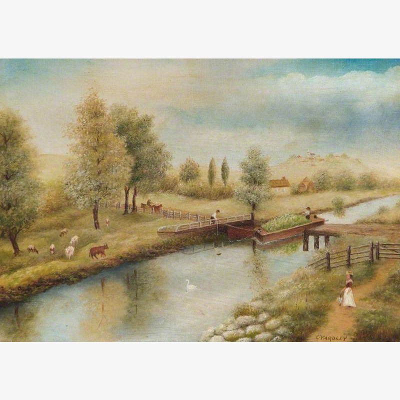 New River, Myddleton Road, 1870