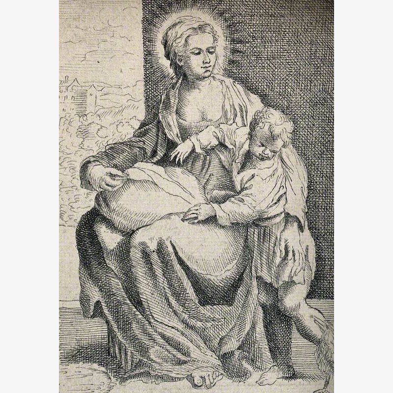 Saint Mary (the Blessed Virgin) with the Christ Child