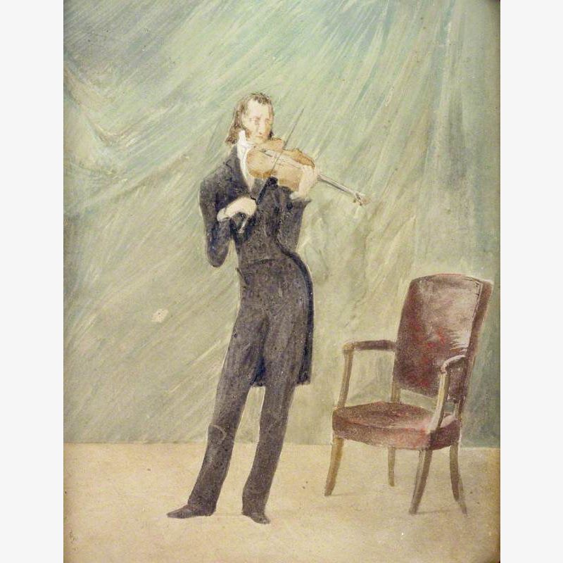 A Violinist in the Style of Nicolò Paganini