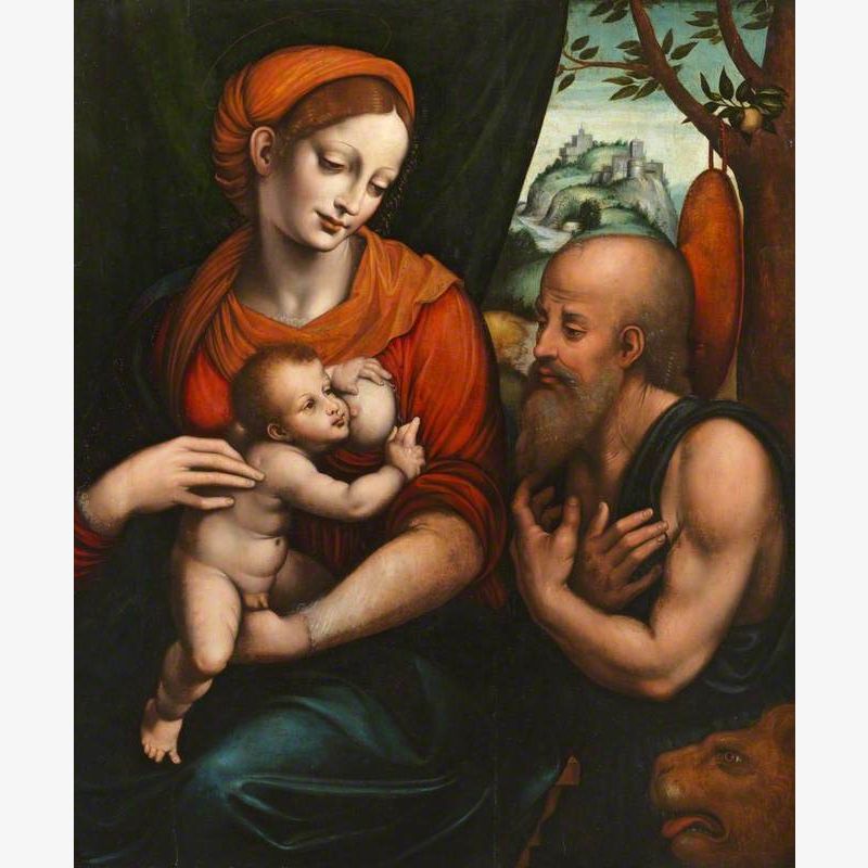 Virgin and Child with Saint Jerome