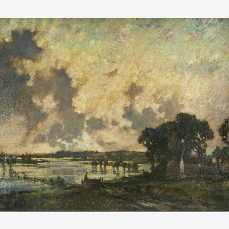 Evening on the Marshes