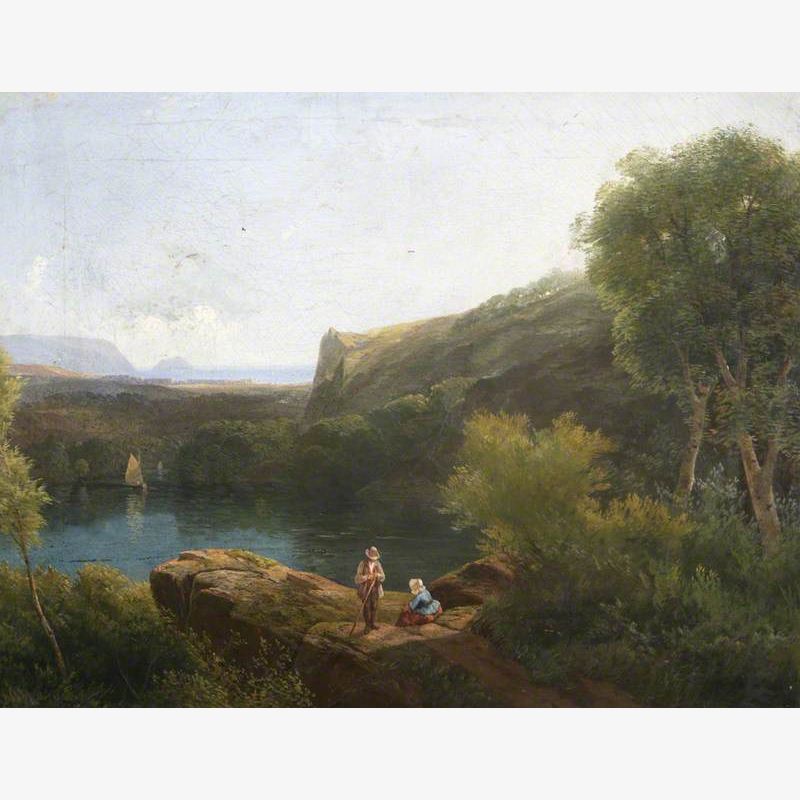 Landscape with Figures and a Lake