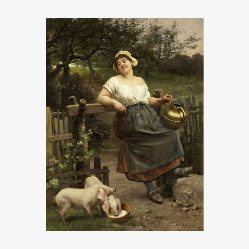 A Peasant Girl, Brittany, France