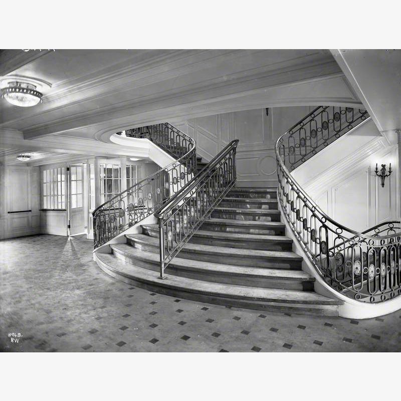 First class entrance and staircase