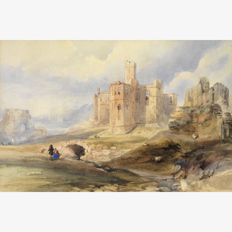 A Ruined Castle in a Landscape