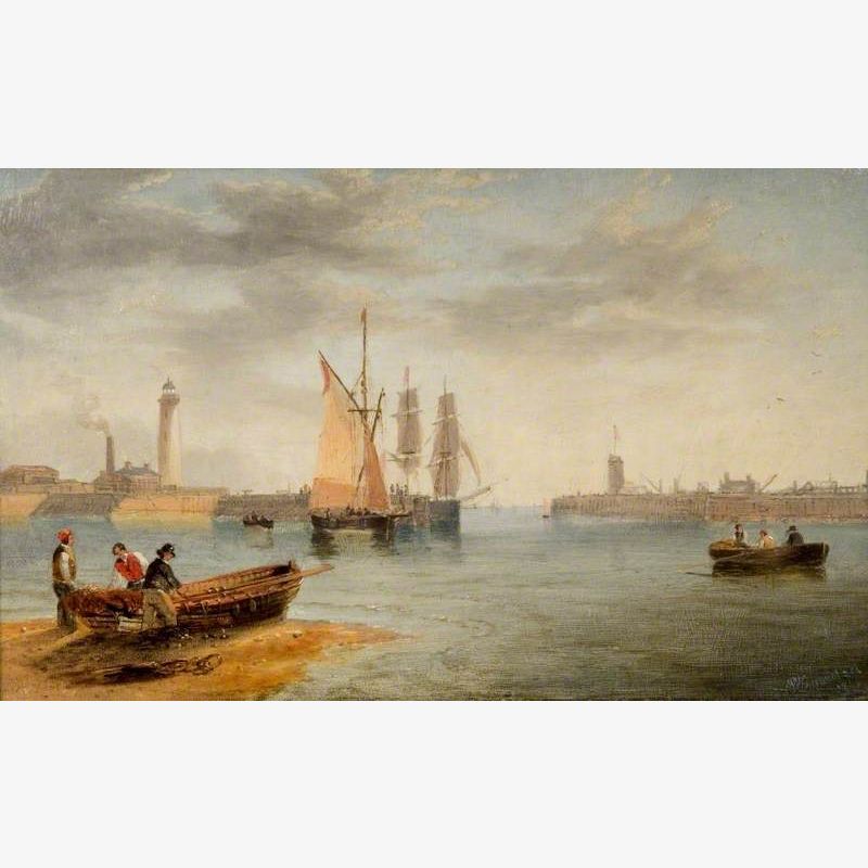 Sunderland Harbour, 1866