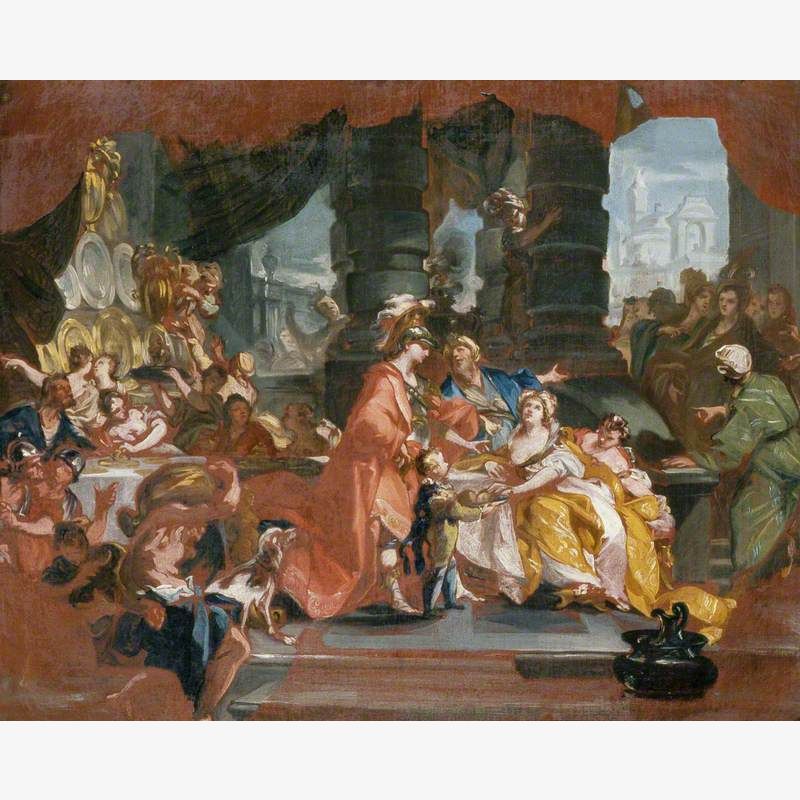 The Banquet of Alexander and Roxana