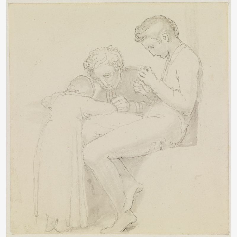 A Youth, Seated to Left